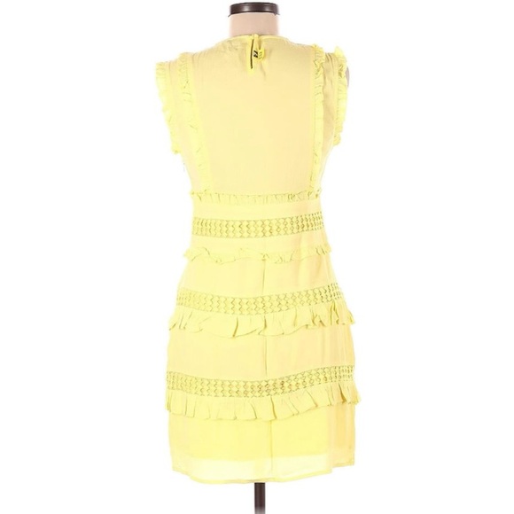 The Clothing Company Silk Blend Tiered Ruffle Dress Size Medium - Picture 2 of 9